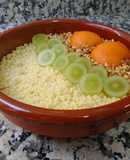 Cuscús dulce con fruta