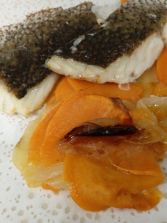 Una foto de Corvina al horno