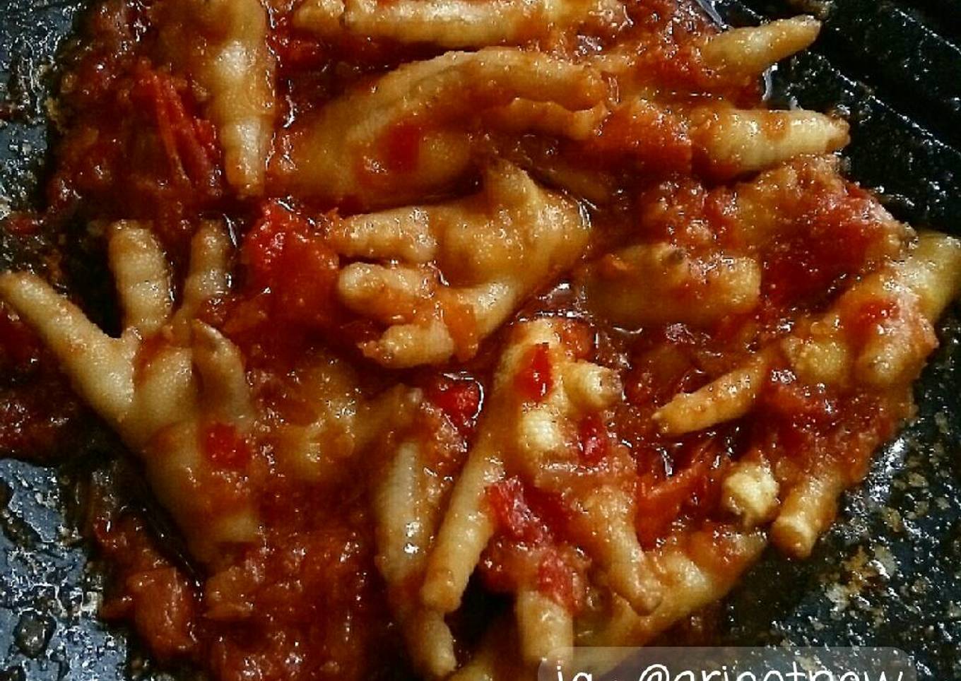 Ceker balado pedas