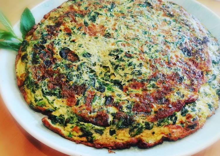 Frittata di spinaci