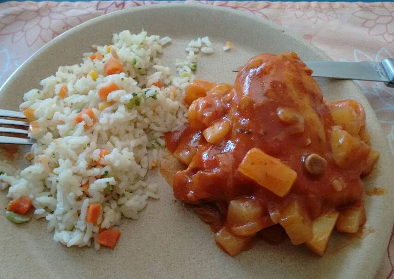 Pollo entomando.ॐ