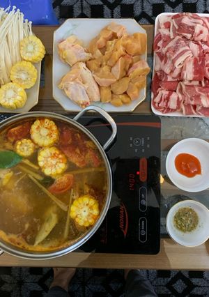 Hình của món Lẩu Thái trứ danh.