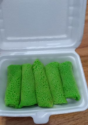 Foto resep Dadar gulung isi pisang cokat ❤
