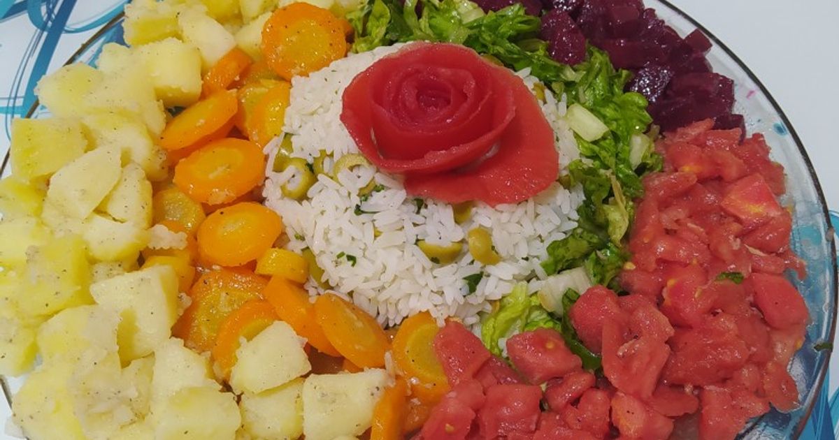 طريقة عمل سلطة متنوعة وصحية من OM ISLEM - كوكباد