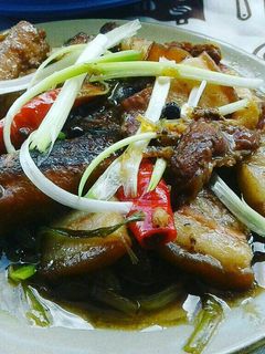 Hình của món Cá bống kho tiêu.