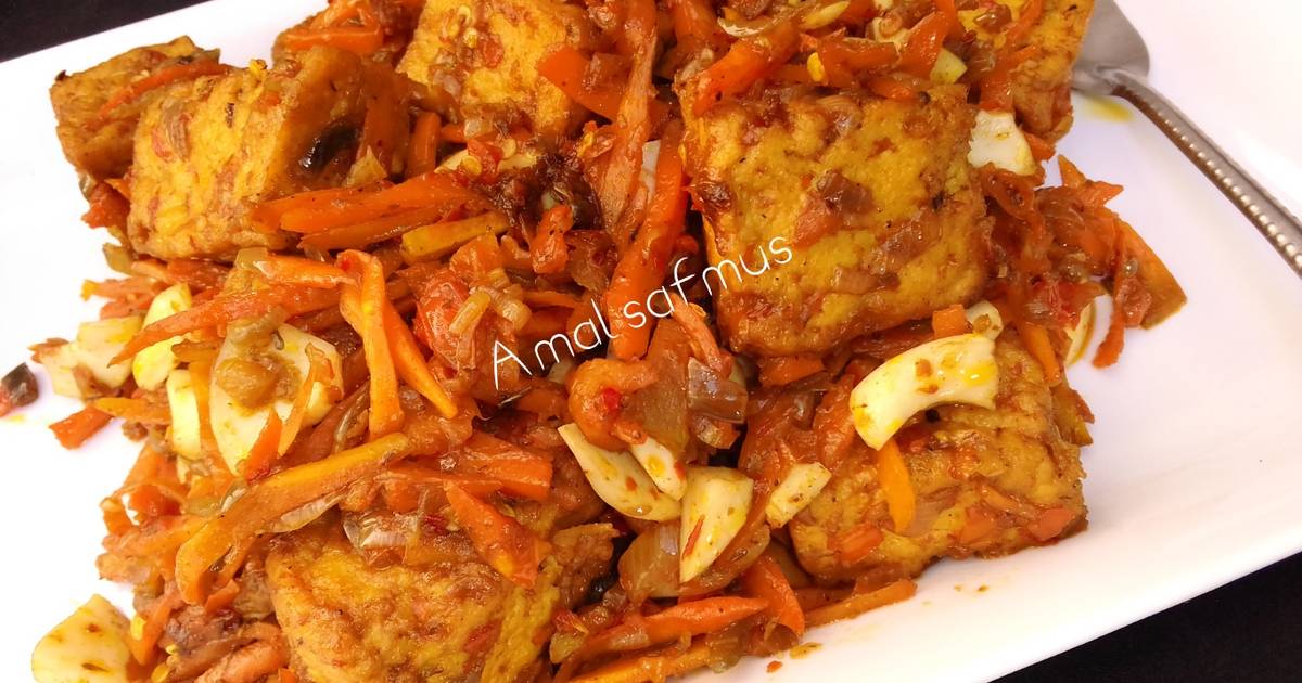 SPICY AWARA (TOFU) Recipe by Amal safmus Cookpad
