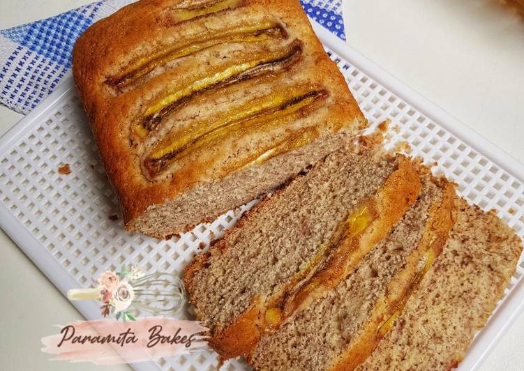 Langkah Mudah untuk Menyiapkan Cake pisang bebas gluten, hanya diaduk Anti Gagal