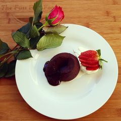 A picture of Molten chocolate pots.