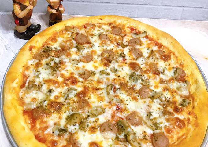 Resep Homemade Pizza/Pizza ala Rumahan Anti Gagal