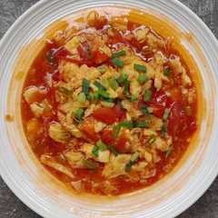 Tumis Telur Tomat ala Chinese রেসিপির প্রধান ছবি