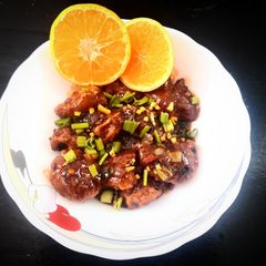 A picture of Orange Chicken.