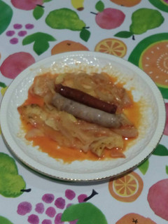 Una foto de Duo de longanizas con patata y cebolla