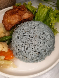 Foto resep Nasi Gurih Bunga Telang