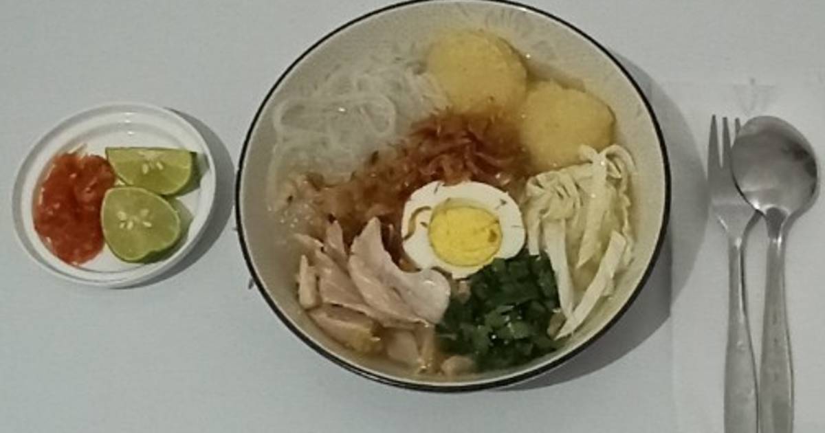 Resep Soto Lenthok Khas Jogja Paling Mudah dan Enak