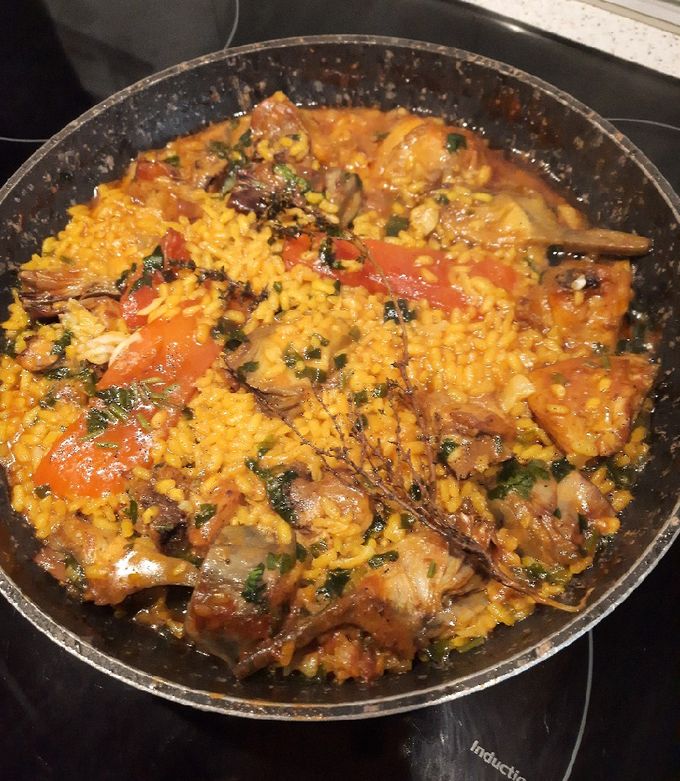 Foto principal de Paella de pollo para 2
