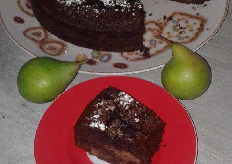 Torta PERE e CACAO