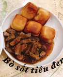 Bò sốt tiêu đen