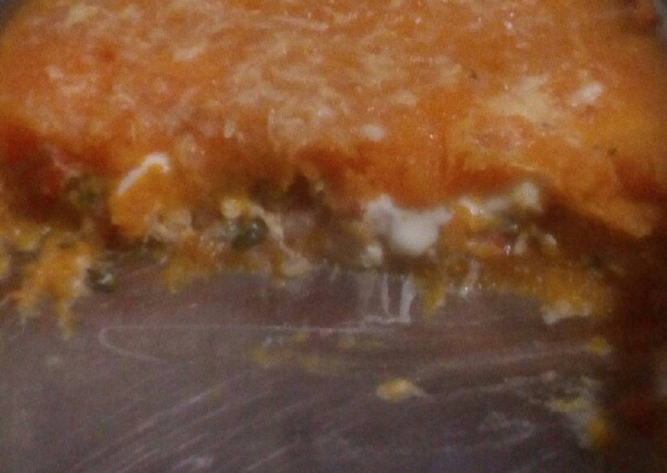 Pastel de calabaza y pollo