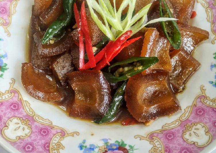Kikil Kecap Bumbu Iris
