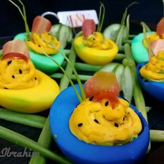 Deviled Egg (Stuffed Egg) A picture of Deviled Egg (Stuffed Egg).