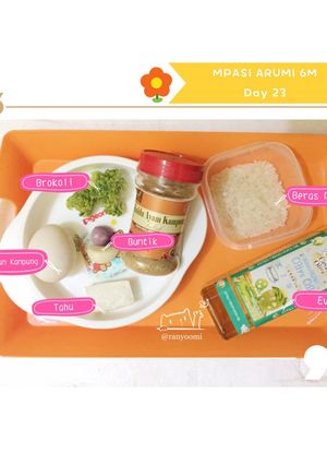 Foto resep 💕Mpasi Arumi 6M day 23💕