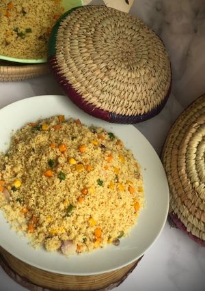 A picture of Easy veggie cous cous.