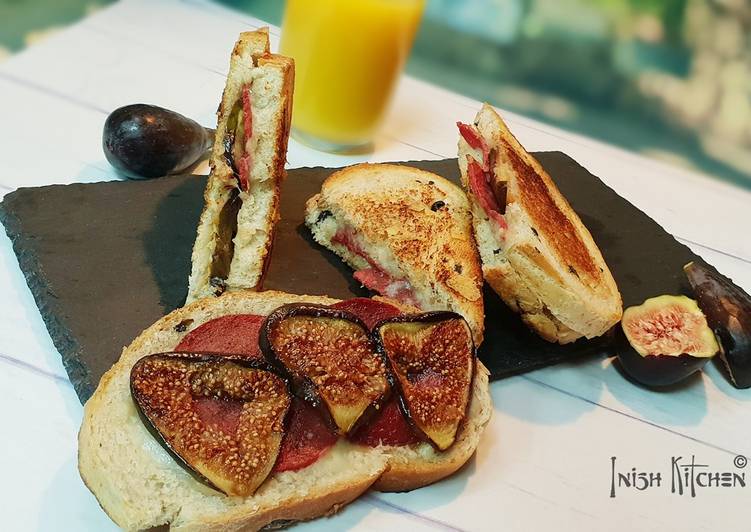 Recipe of Homemade Fig and Mortadella Sandwich