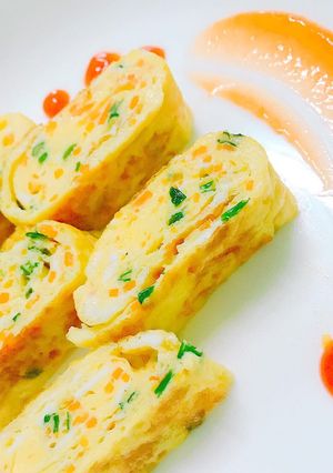 Hình của món ♨️Trứng cuộn Hàn Quốc ♨️.