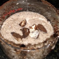 A picture of Oreo milk shake.