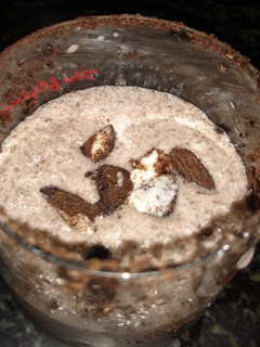 A picture of Oreo milk shake.