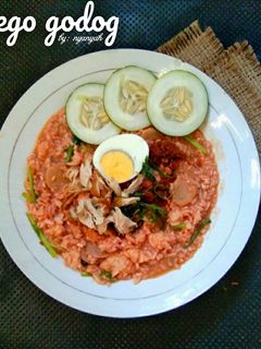 Foto resep Sego godog (nasi kuah)