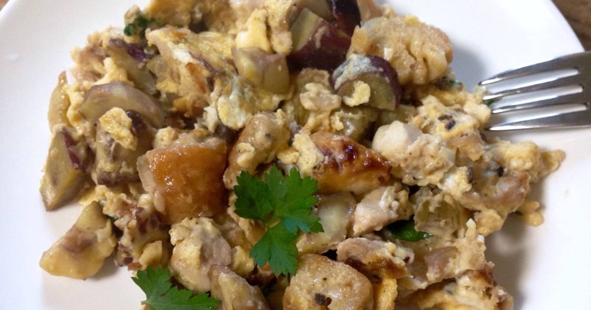 Thanksgiving Leftovers Breakfast Scramble