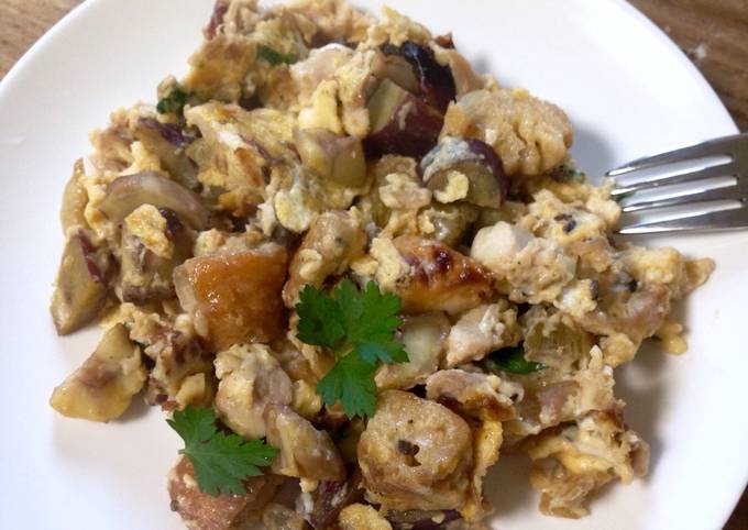 Thanksgiving Leftovers Breakfast Scramble Recipe