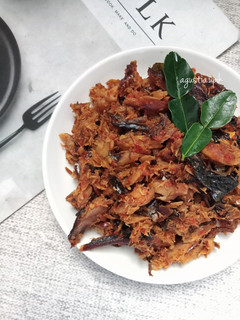 Foto resep Tuna asap suwir pedas