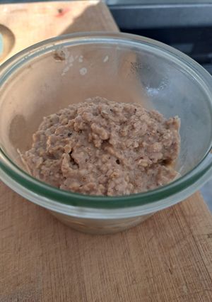 Une photo de Porridge praliné noisette
