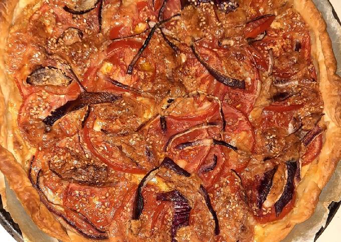 Tarte tomate mozzarella