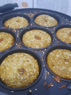 Foto resep Kue Bolu Tape/Pisang Keju Panggang dengan Kismis dan wijen