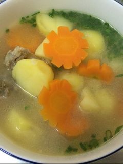 Hình của món Canh xương khoai tây.
