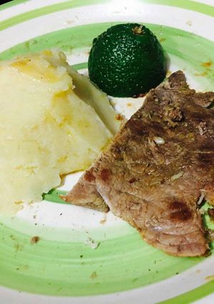 A picture of Mashed potatoes.