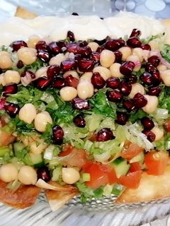 صورة لوصفة سلطة الفتوش 💞