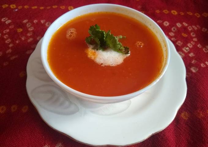 Recipe of Favorite Tomato carrot soup