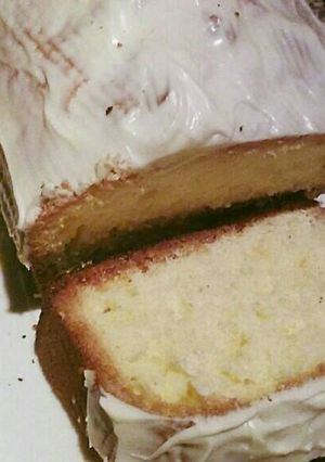 Una foto de Budín crujiente de naranja con chocolate blanco ❤ 🍊