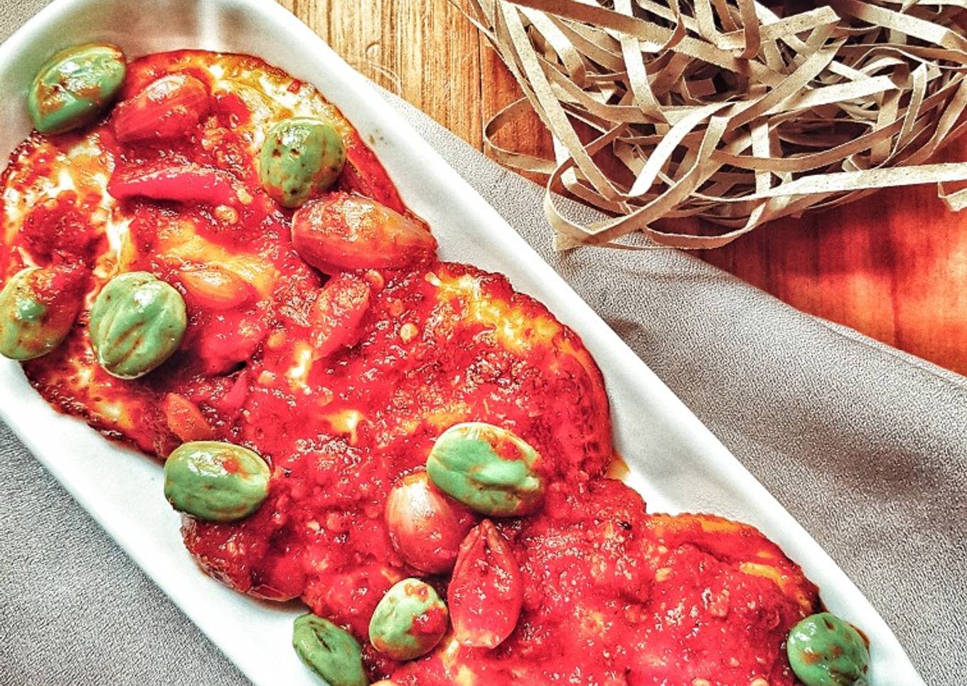 Balado Telur Petai