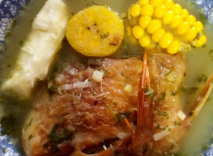 Una foto de Sancocho de pescado