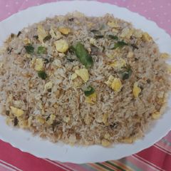 A picture of Egg fried rice.