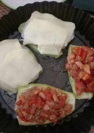 Una foto de Berenjenas rellenas