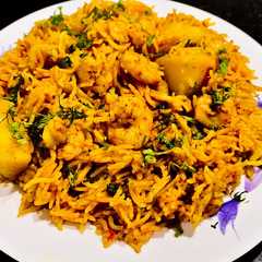 Prawns Pulao | Kolambi Bhaat রেসিপির প্রধান ছবি