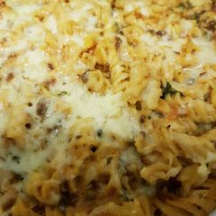 A picture of Pasta bake.
