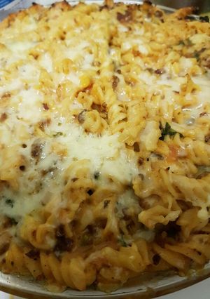 A picture of Pasta bake.