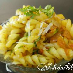 A picture of Yellow pasta recipe.